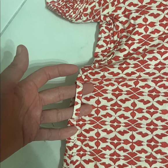 Max Studio Red Patterned Midi Dress - Picture 7 of 7